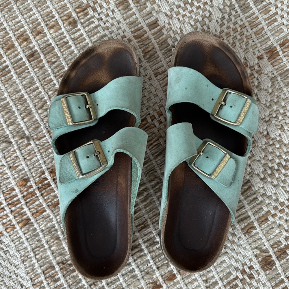 Turquoise Birkenstock Sandals
